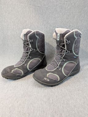 Salomon Waterproof Insulated Boots Women's 8 Gray